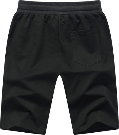 Tansozer Kurze Hosen Herren Shorts Mit Taschen S Schwarz 02, S Schwarz 02