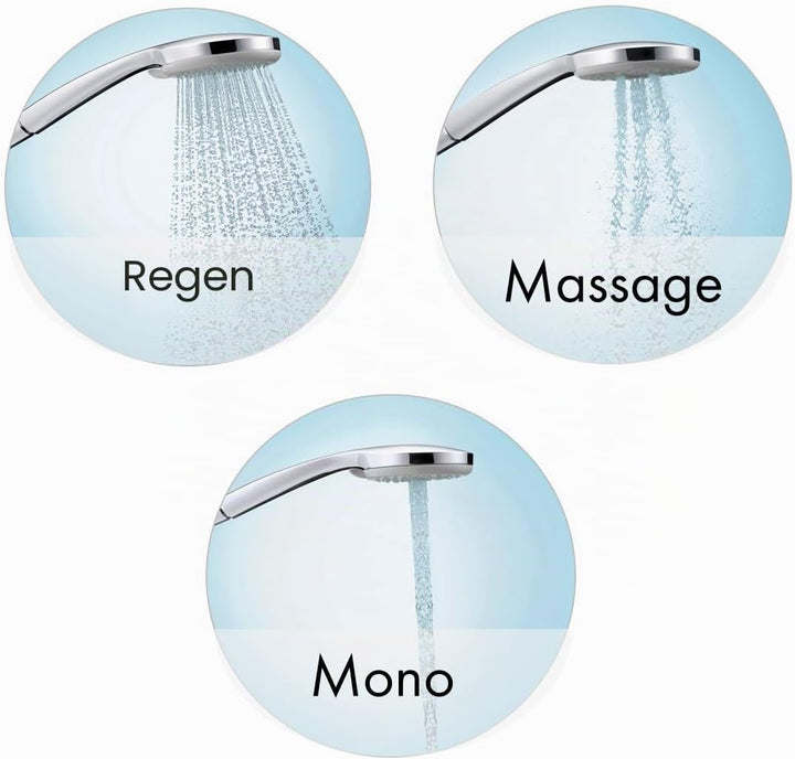 hansgrohe Croma 100 Duschset 0,90m, 3 Strahlarten, Chrom Chrom 0,90m Set 3 Strahlarten, Chrom 0,90m