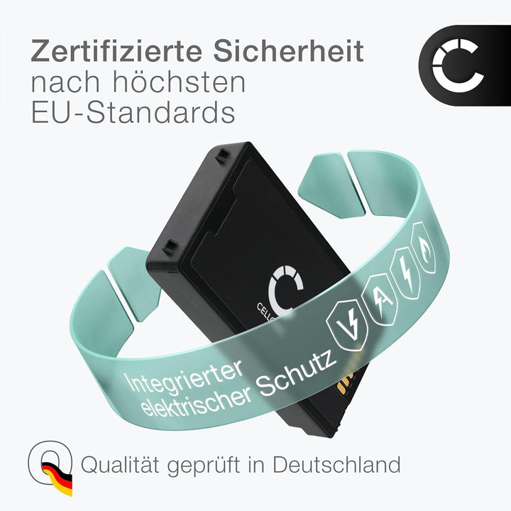 CELLONIC, Barcode-Scanner Akku kompatibel mit Symbol MC3190 kompatibel mit Zebra MC3190 kompatibel m