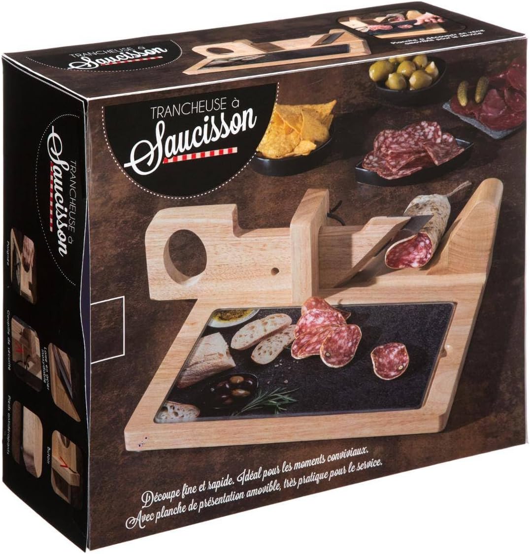 Secret de Gourmet - Fleischschneider - Mit Holzbrett
