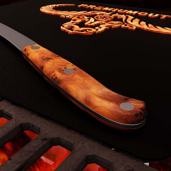 GIESSER seit 1776 - Made in Germany - Steakmesser 12 cm Tree of Life, PremiumCut Steak No 1, Thuja,