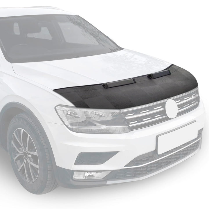 OMAC Haubenbra Steinschlagschutz Bonnet Bra kompatibel mit VW Passat B8 2015-2019 Kariert Halb Karie