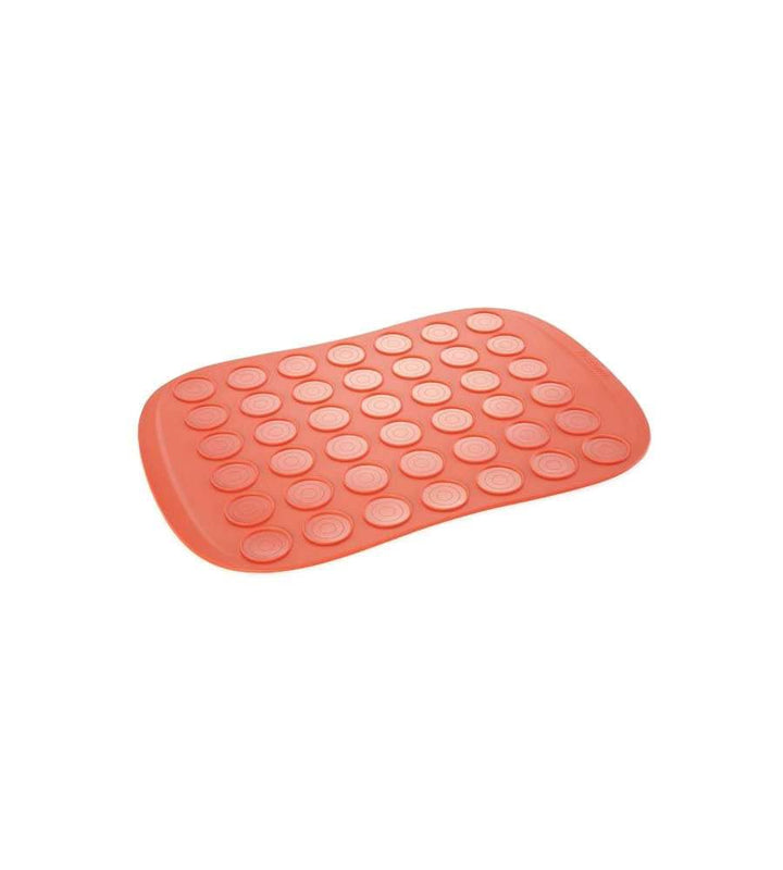 Tescoma 629426 Tappetino per macarons Backform, Silokon, Rot
