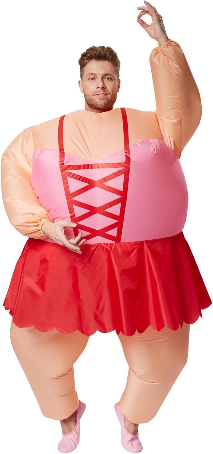 dressforfun Aufblasbares Kostüm, Huckepack Kostüm, Faschingskostüme Unisex Kostüme, Kostüm Damen, Ko