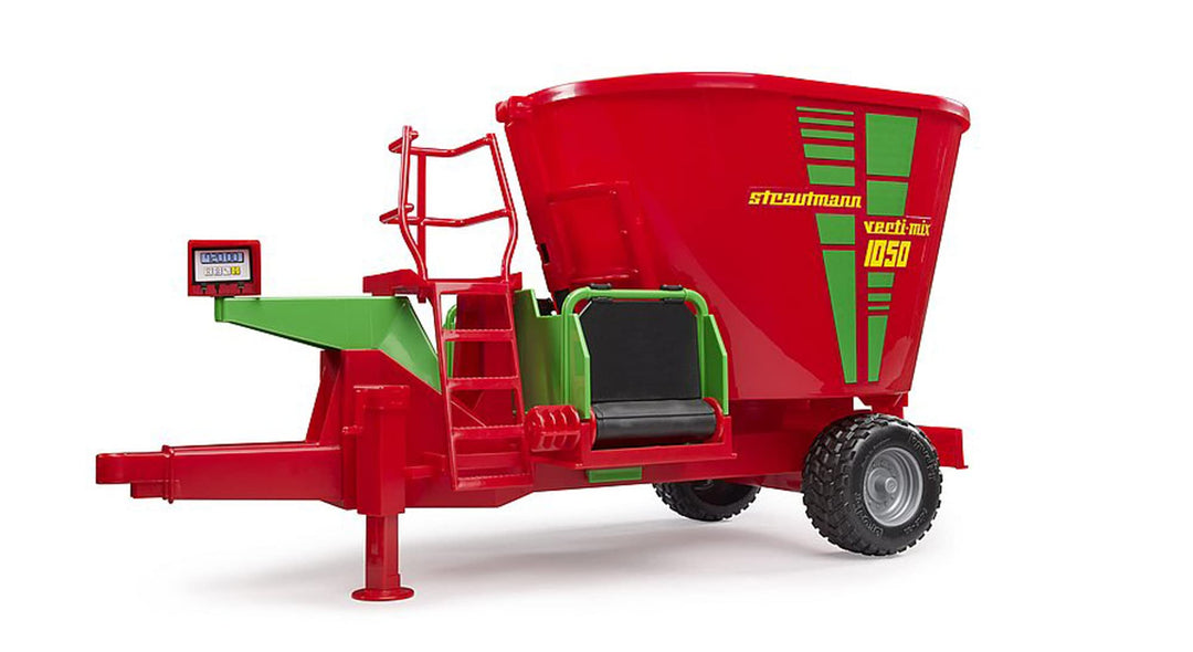 bruder 02127 - Strautmann Verti-Mix 1050 Futtermischwagen - 1:16 Mischwagen Bauernhof Pferdehof Land