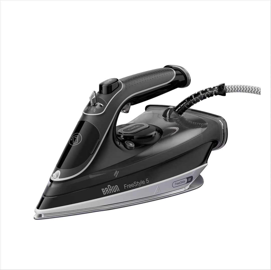 Braun Household TexStyle 5 Dampfbügeleisen SI 5188 BK – Bügeleisen mit FreeGlide 3D Bügelsohle, Vert
