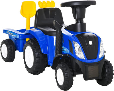 HOMCOM Kinder Rutschauto New Holland Rutscherfahrzeug Kinderauto Kinderfahrzeug Klassische Auto Lauf