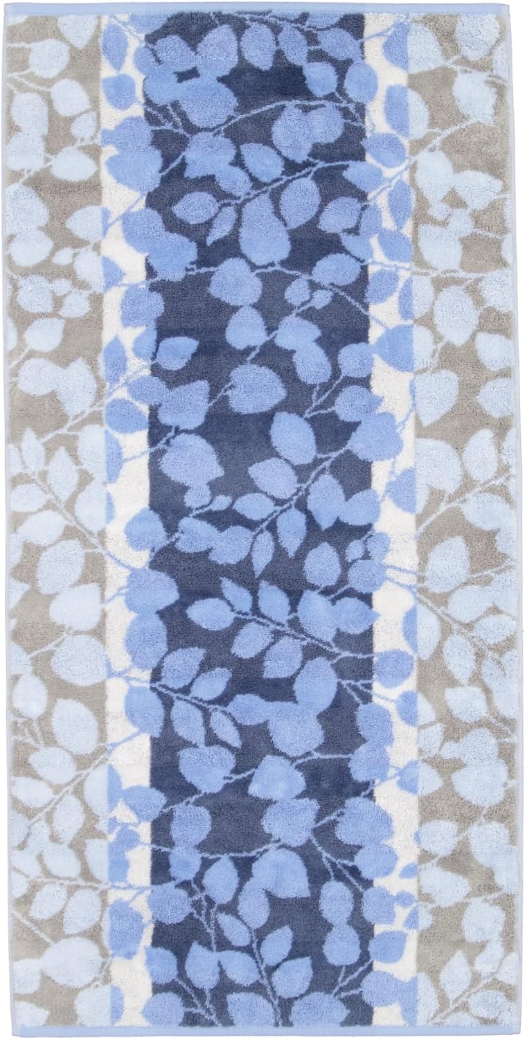 CAWÖ Home Handtücher Noblesse Harmony Floral 1086 Sky - 17 Duschtuch 80x160 cm, Duschtuch 80x160 cm