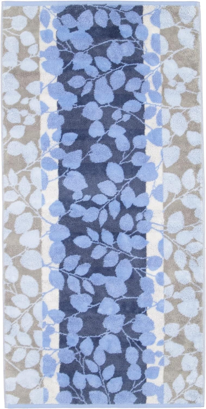 CAWÖ Home Handtücher Noblesse Harmony Floral 1086 Sky - 17 Duschtuch 80x160 cm, Duschtuch 80x160 cm