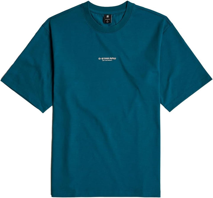 G-Star Herren Overdyed Center Chest Boxy T-Shirt L Blau (Nitro D24780-c336-1861), L Blau (Nitro D247