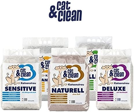 Cat & Clean Katzenstreu Der Extraklasse Klumpendes Einstreu Extrem Saugfähig Naturprodukt Aus Benton