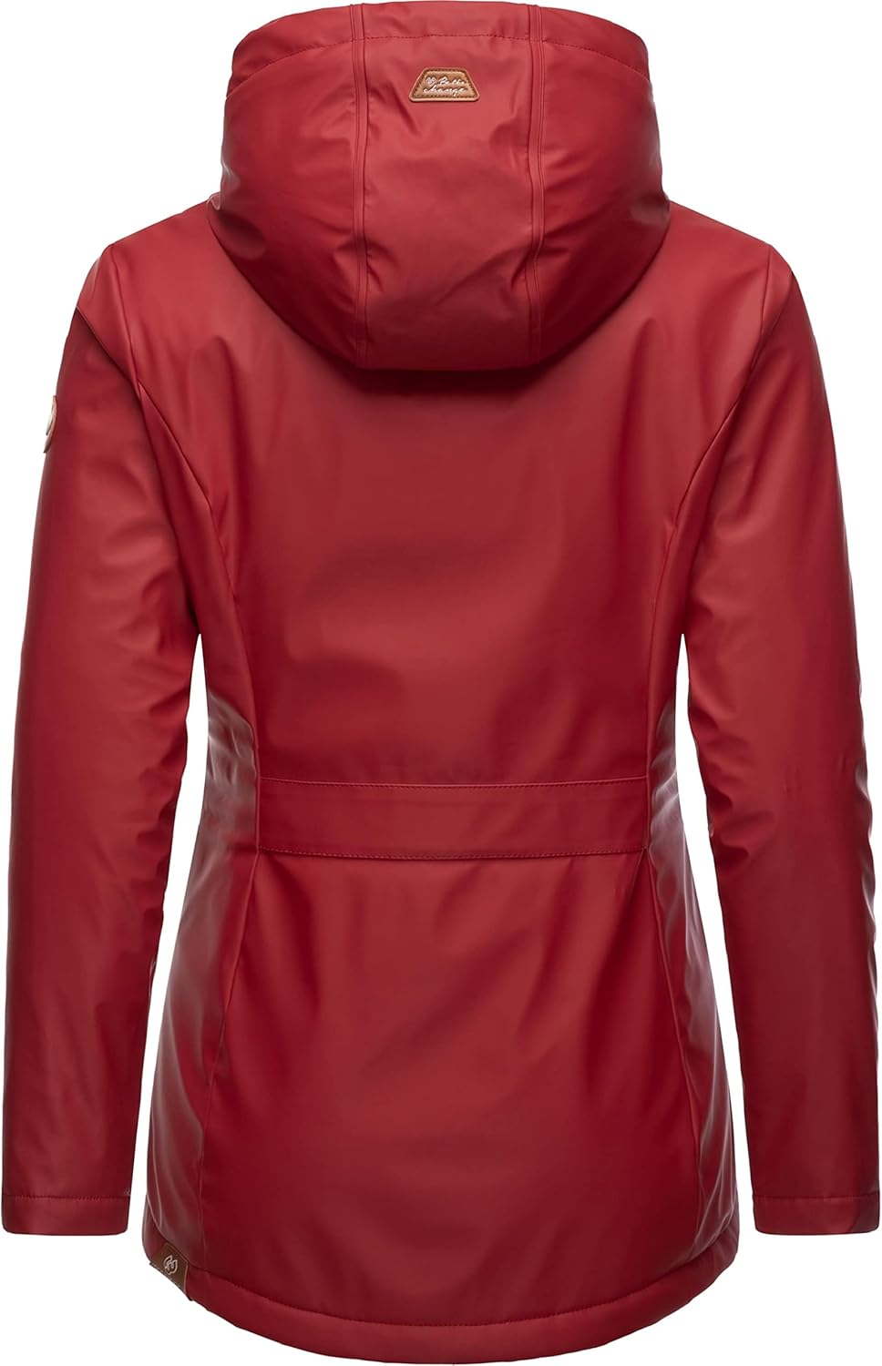 Ragwear Damen Winterjacke Kurze Regenjacke wasserdicht warm gefüttert mit Kapuze Marge XS-6XL S Red2