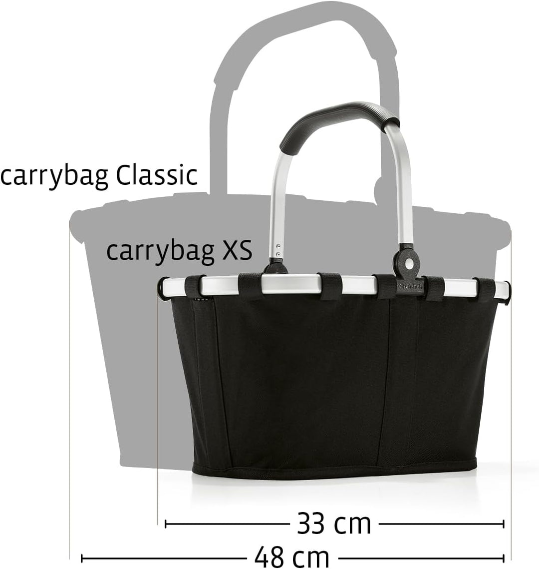 reisenthel carrybag XS twist coffee – Stabiler Einkaufskorb mit praktischer Innentasche – Elegantes