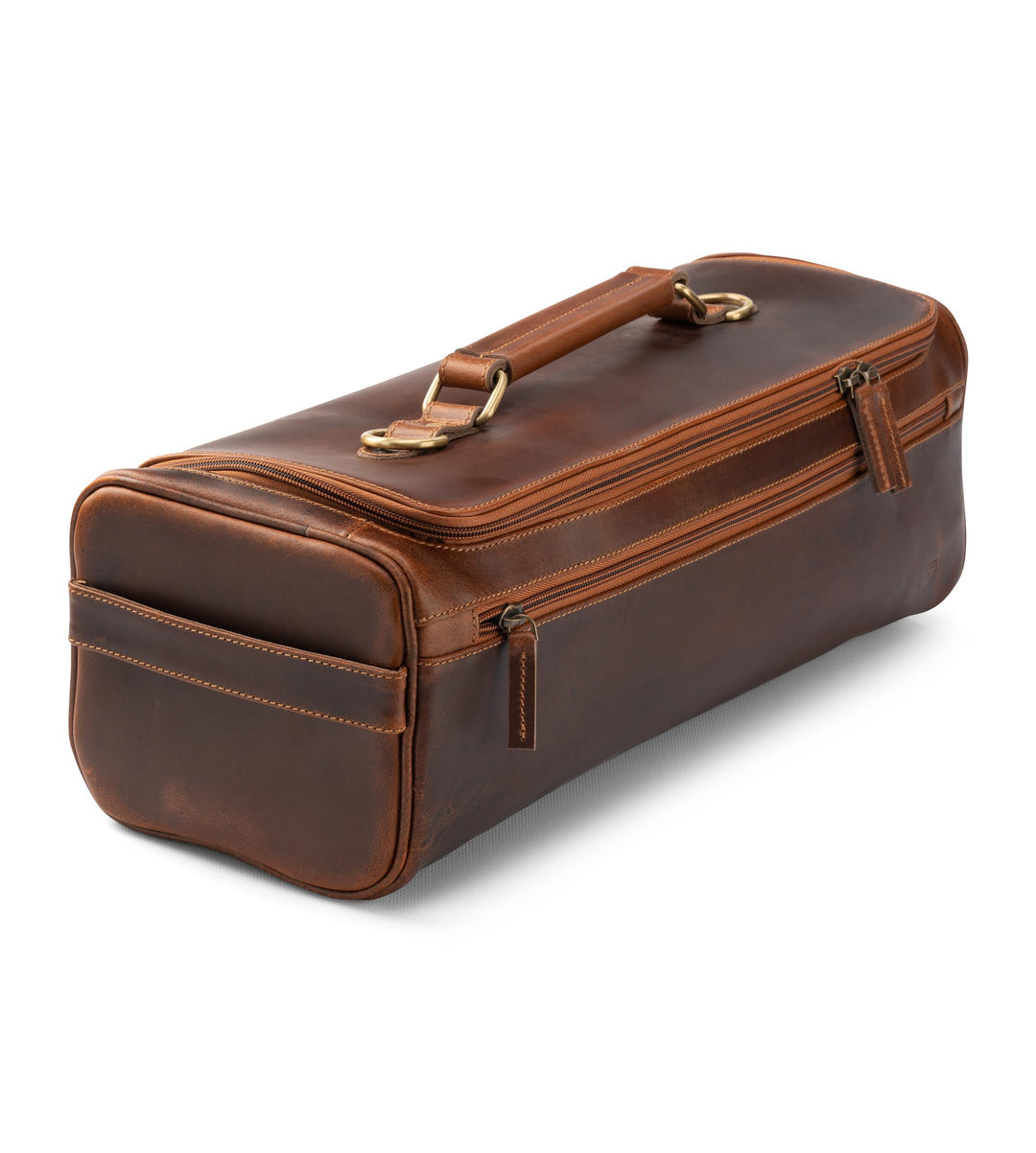 Angus Stoke Premium Messertasche/Koffer aus Leder | extra grosse Kochtasche mit vielen Extras und St