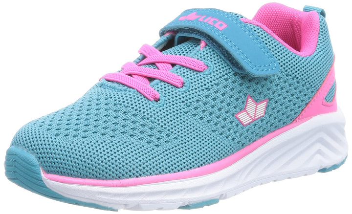 Lico Unisex Kinder Marin Vs Sneaker 32 EU Türkis Pink, 32 EU Türkis Pink