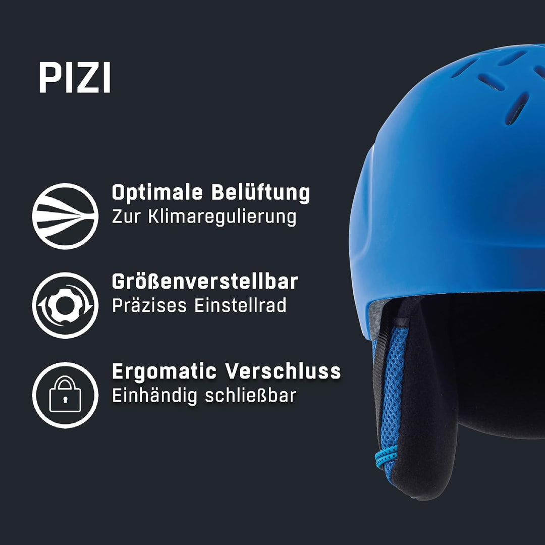 ALPINA PIZI - Sicherer, Leichter & Stossabsorbierender Skihelm Mit Abnehmbaren Ohrenpolstern Für Kin