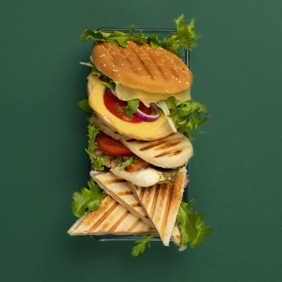 Weäsy PNI20 Paninimaker, Panini und Grillfunktion, Antihaftbeschichtung, automatische Abschaltung, s