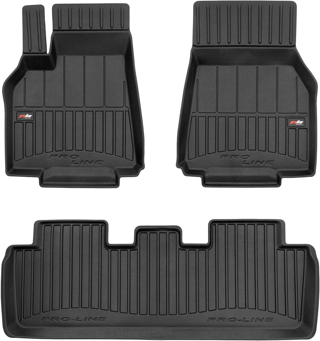 M MOTOS Gummimatten Auto Fussmatte passt für Tesla Model Y ab 2020 Verbessern Sie Ihren Reisekomfort