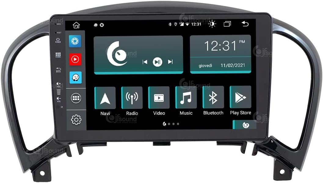 Personalisiertes Autoradio für Nissan Juke mit GPS und Einzelkamera serienmässig Android GPS Bluetoo