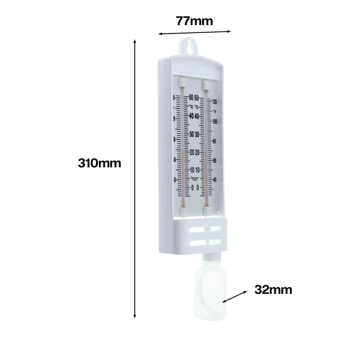 Brannan Maurer-Hygrometer, Nass- und Trocken-Glühbirne – C&F