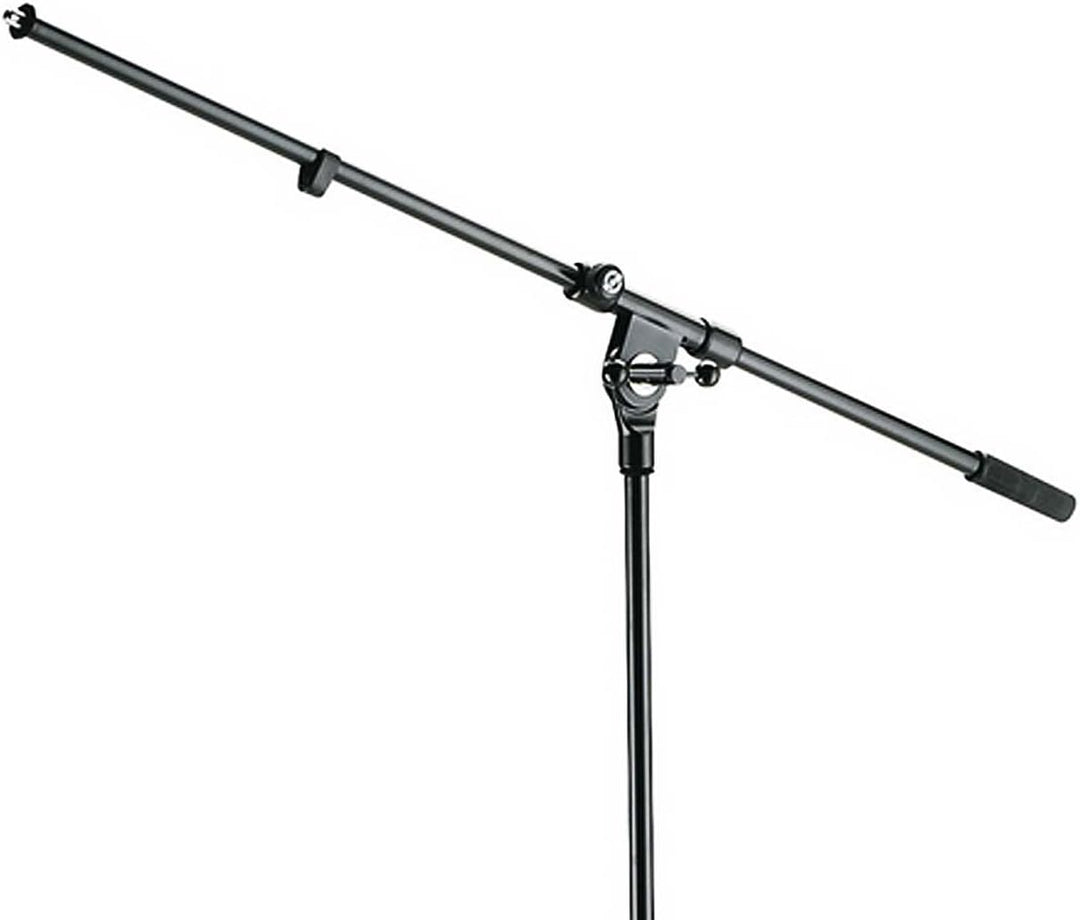 K&M 210/2 Mikrofonstativ Mikrofonständer mit Galgen + KEEPDRUM Tragetasche SB-03