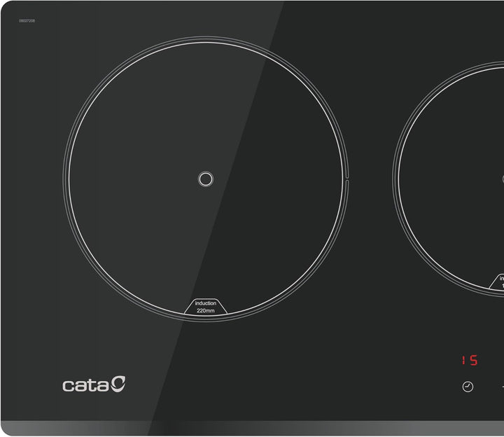 CATA Kochfeld IB 2 PLUS BK/A Induktion Anzahl Brenner/Kochzonen 2 Touch-Timer Schwarz