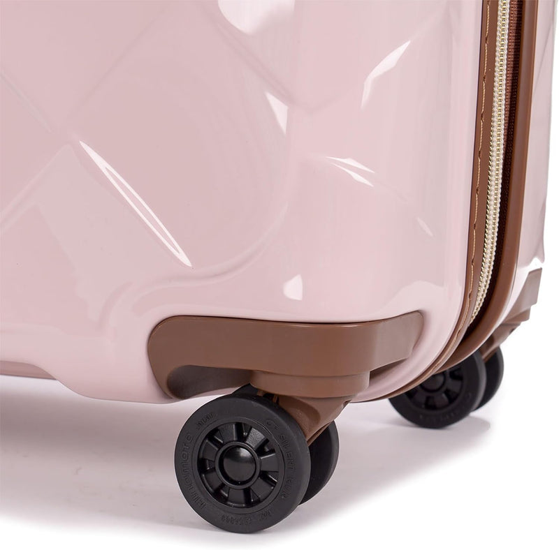 Stratic Leather & More 4-Rollen Trolley 65 cm Rose 60 cm, Rose 60 cm