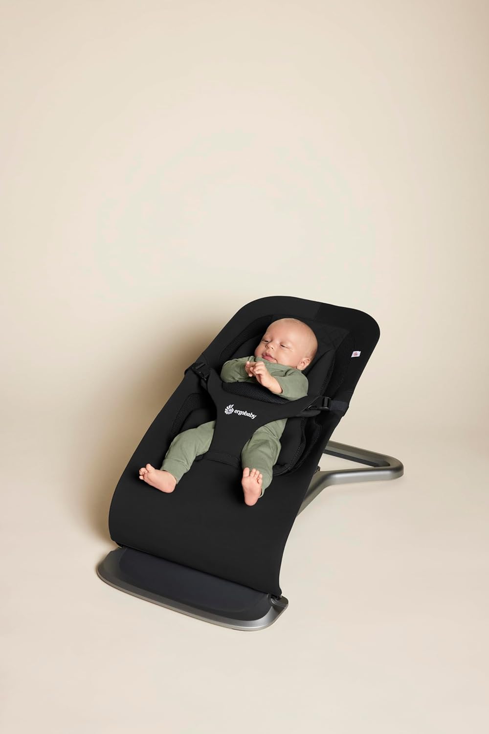 Ergobaby 3-in-1 Evolve Bouncer, Ergonomische Babywippe für Neugeborene ab Geburt bis zum Kleinkind,