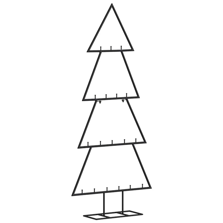 vidaXL Metall Weihnachtsbaum für Dekorationen, Christbaum mit Ständer, Platzsparend DIY Dekoration,