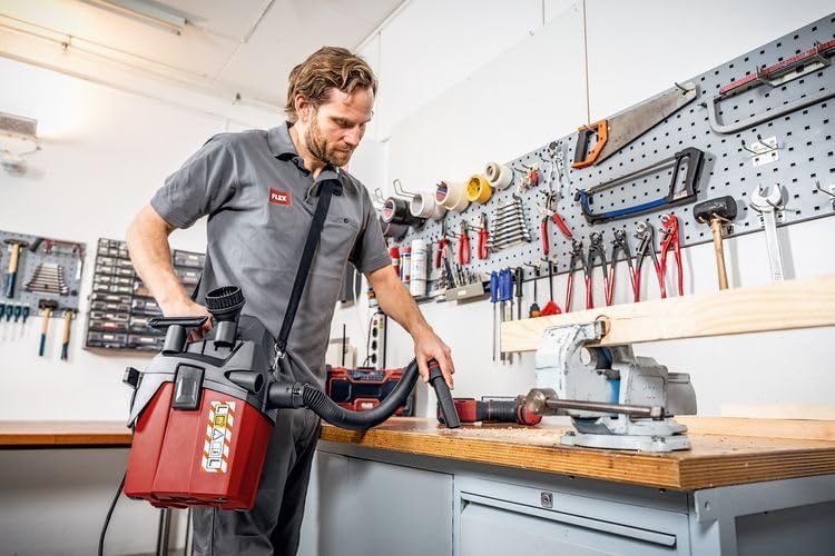 Flex Akku Kompakt Sauger VC 6 L MC 18.0 (Akkusauger 18V, 1400 l/min, Behälter 6 l, mit Zubehör, ohne