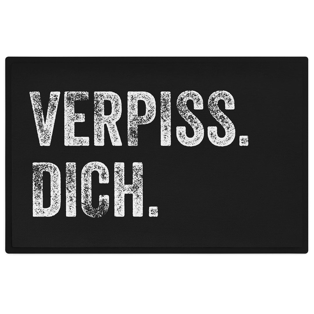 Trendation - Fussmatte mit Spruch Verp** Dich Humor Sarkasmus Geschenk Fussmatten 60x40 cm