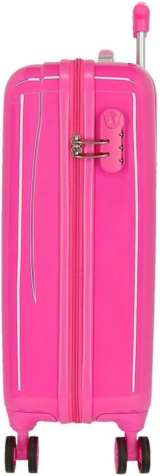 Disney Enjoy Minnie Kabinenkoffer Rosa 34x55x20 cms Hartschalen ABS Kombinationsschloss 34L 2,6Kgs 4