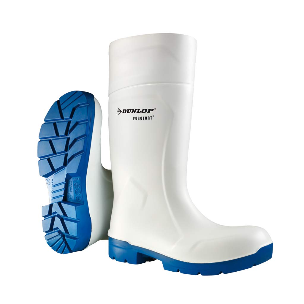 Dunlop PUROFORT MultiGrip Safety weiss, Arbeitsgummistiefel 42 EU Weiss, 42 EU Weiss