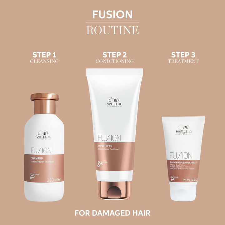 Wella Fusion Geschenkset – Professionelle Haarpflege für geschädigtes Haar von Wella Professionals –