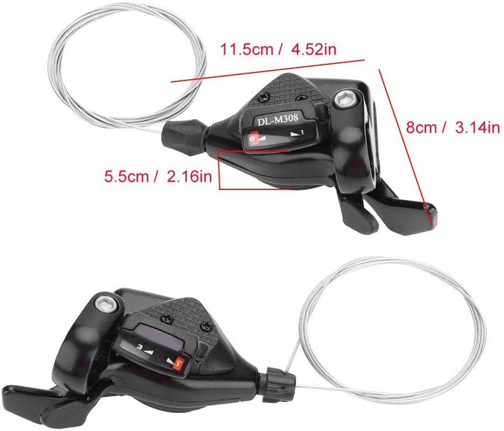 Shimano schalthebel 3x7,Shimano schalthebel 3x8,1 para Triple Fahrrad Schaltwerk Schaltwerk Links /