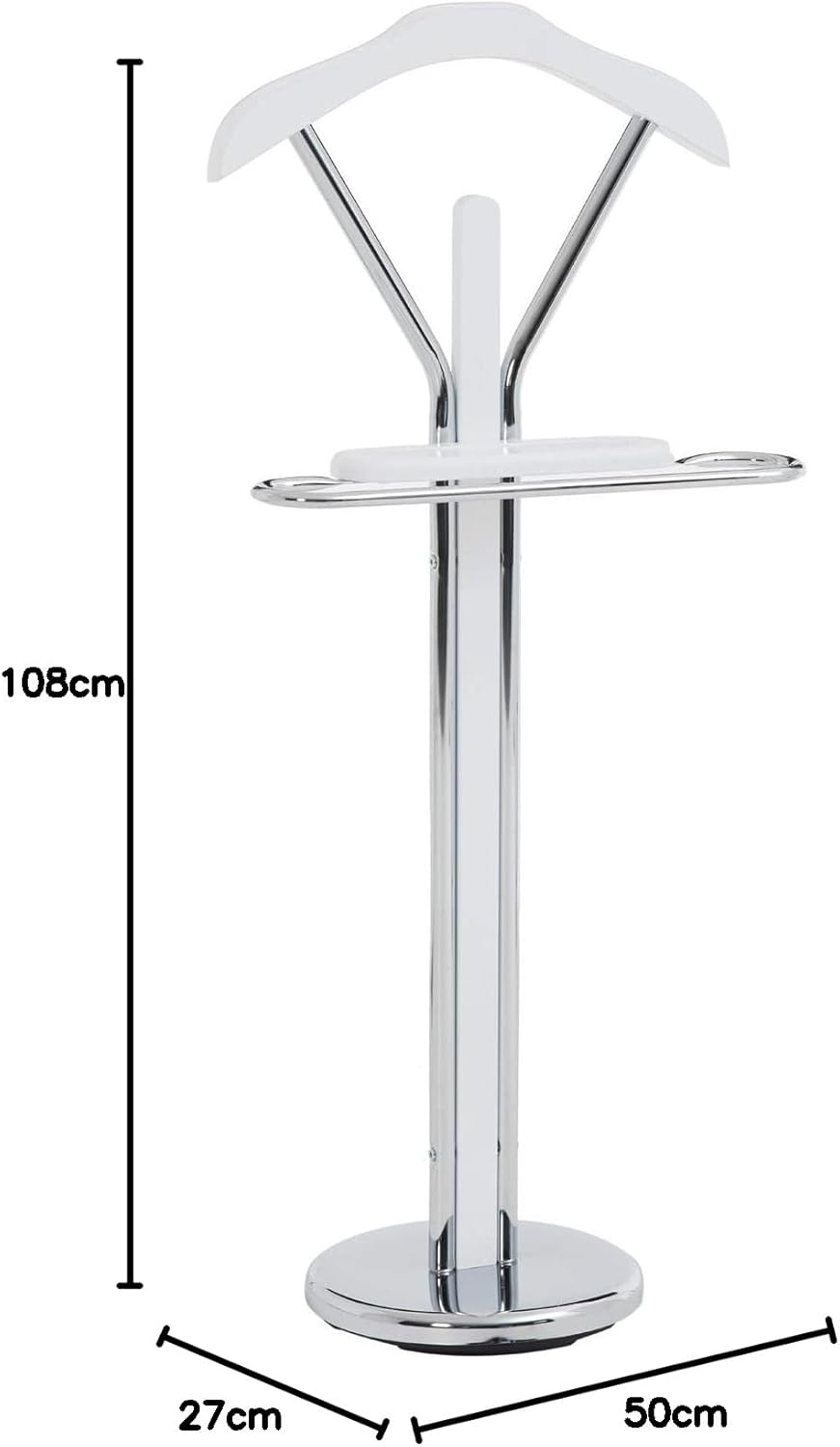 IDIMEX Herrendiener Stummer Damen Diener Kleiderbutler Kleiderständer mit Kleiderbügel, Hosenbügel,