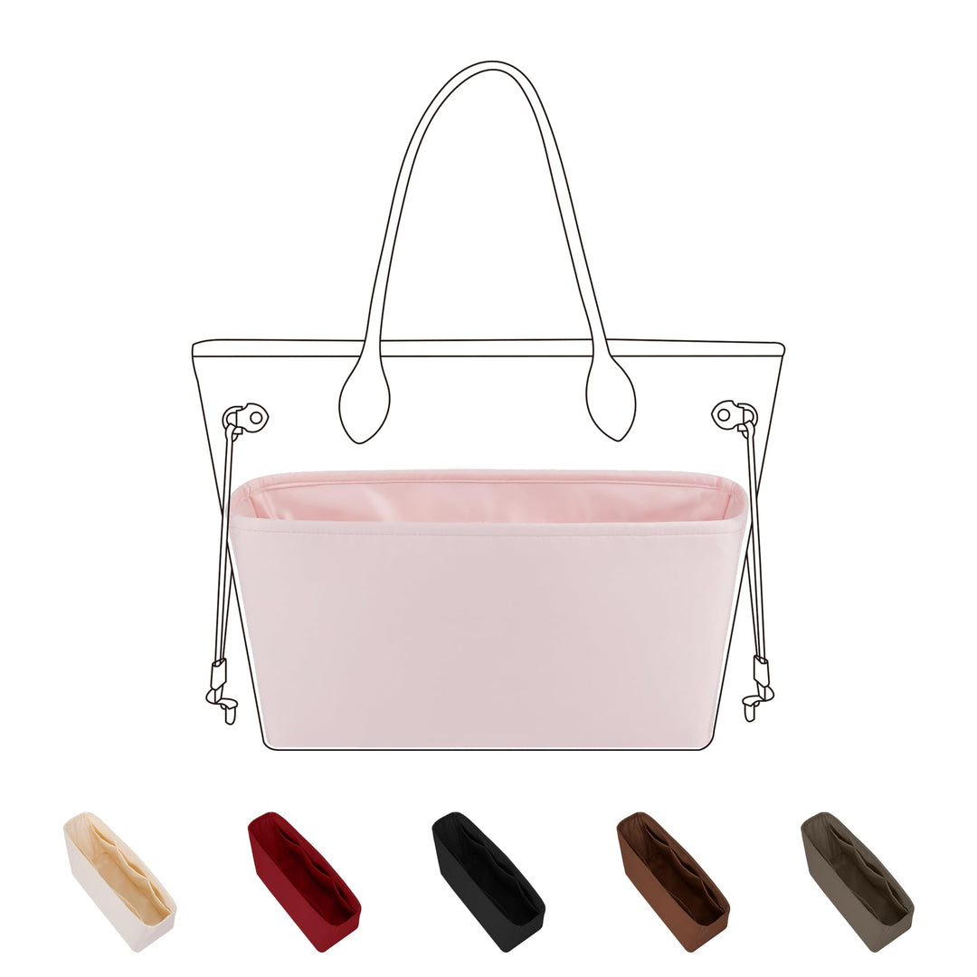 DGAZ Seide Handtasche Organizer für LV Neverfull PM/MM/GM, Taschenorganizer Tasche in Tasche Organiz