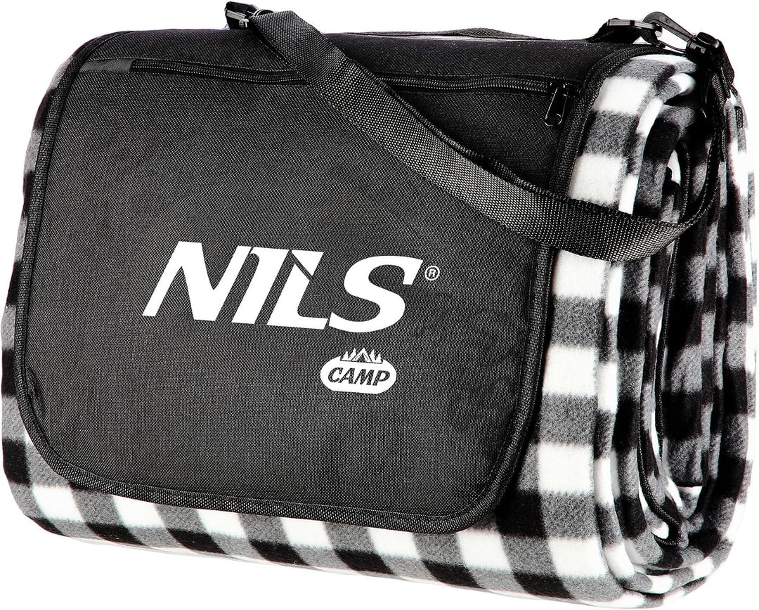 Nils Camp Picknickdecke Outdoor - Camping Decke mit Tragegriff - Faltbar Picknickmatte - Praktisch S