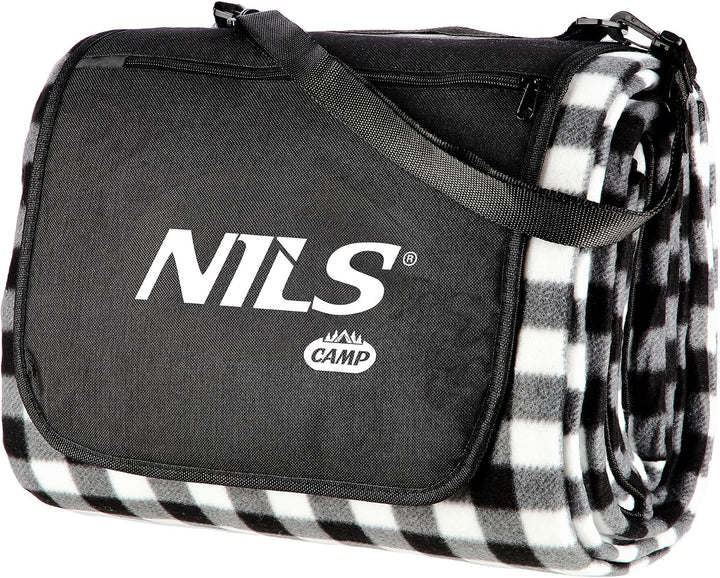 Nils Camp Picknickdecke Outdoor - Camping Decke mit Tragegriff - Faltbar Picknickmatte - Praktisch S