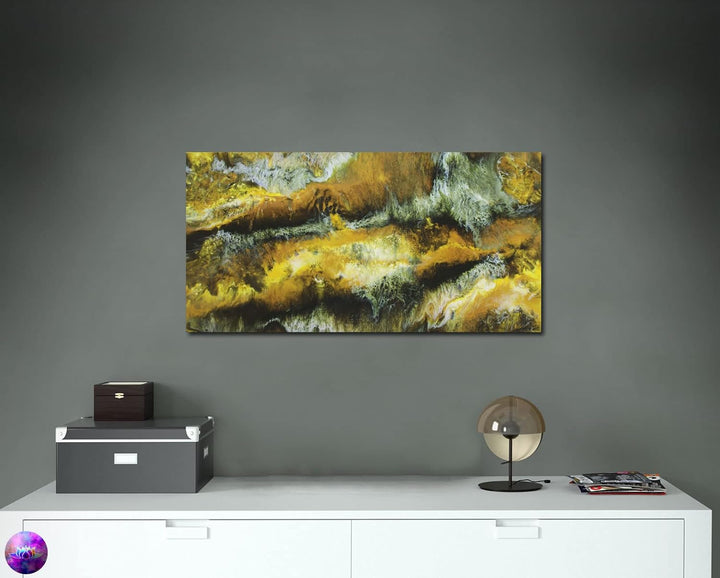 Original Gemälde Abstrakte Malerei - moderne hochglanz Wandbilder - Resin Art Kunst Bild Harz Unikat