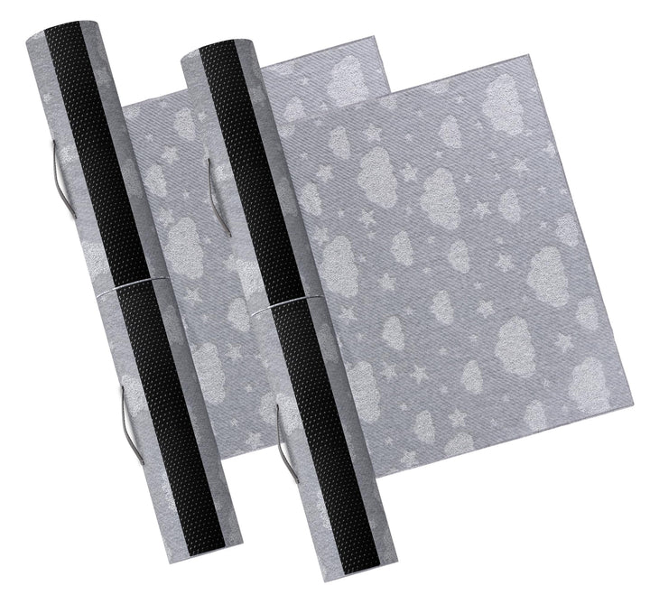 Kohentact Faltbares Baby Bettgitter Rausfallschutz 2stk aus Foam mit Auflage &amp; rutschfesten Pads - W