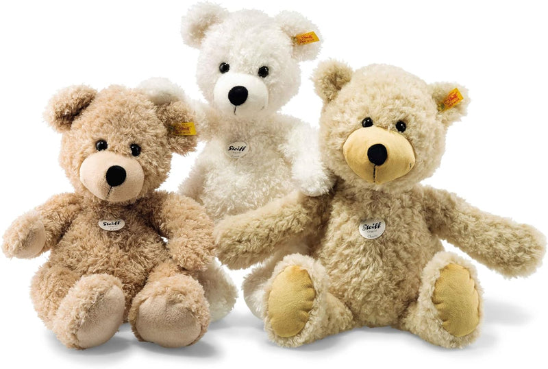 Steiff 111679 Teddybär Fynn - 40 cm - Kuscheltier für Kinder - beweglich & waschbar Beige, Beige