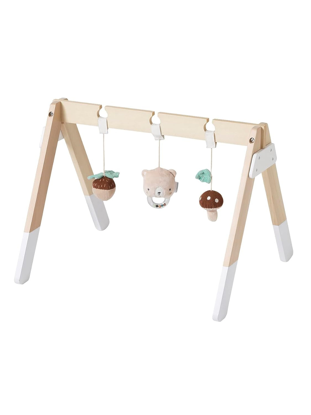 VERTBAUDET Tansania Spielschaukel aus Holz, Green Forest, TU Beige, Beige