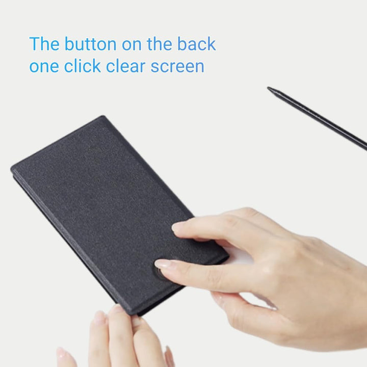 ASHATA LCD Schreibtablet für Erwachsene, 6,5 Zoll Vollbildmotor Digital Notepad, Tragbares Löschbloc