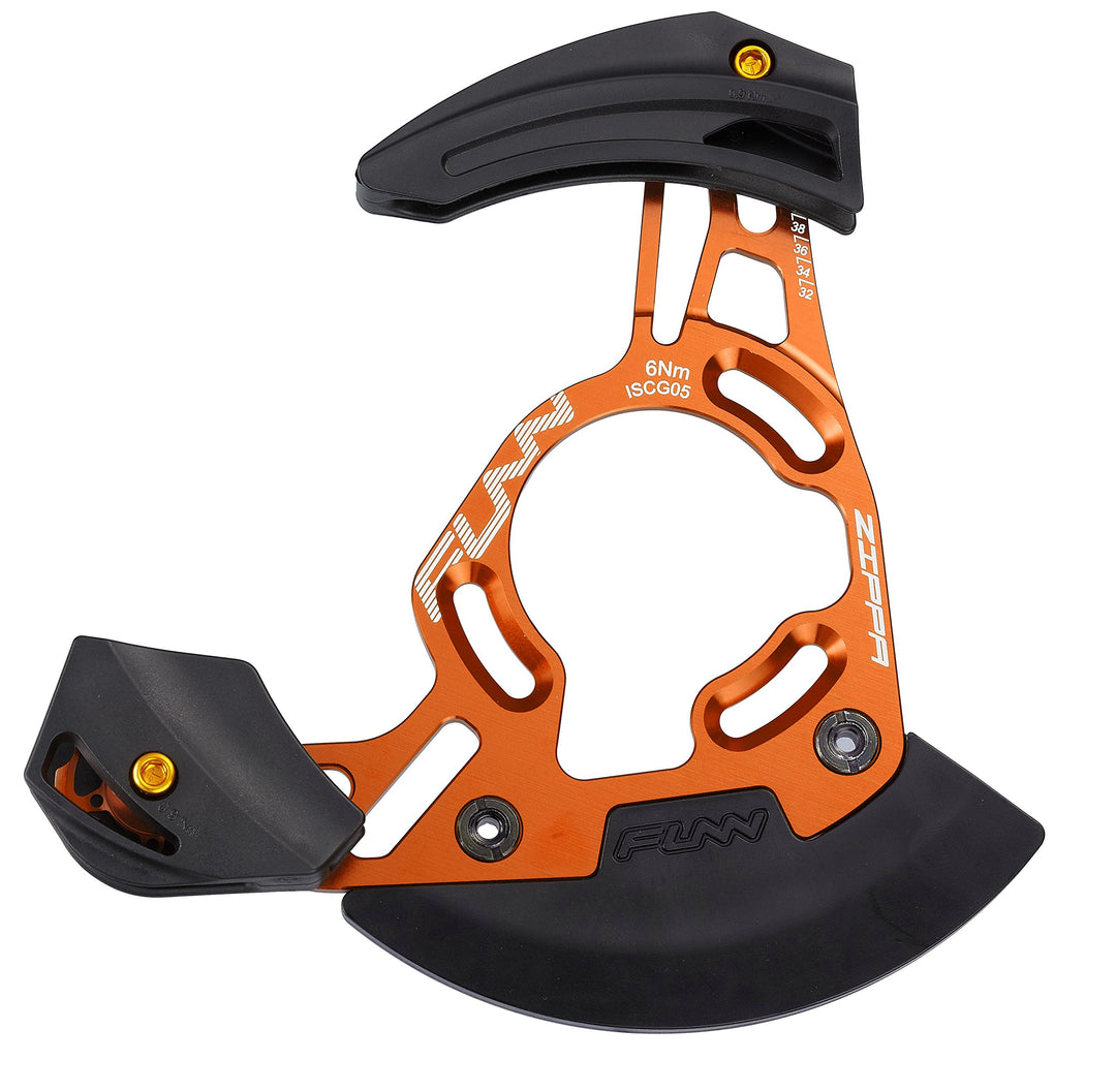 FUNN Kettenführung ZIPPA DH ISCG-05/BB Mount Orange Einheitsgrösse, Einheitsgrösse