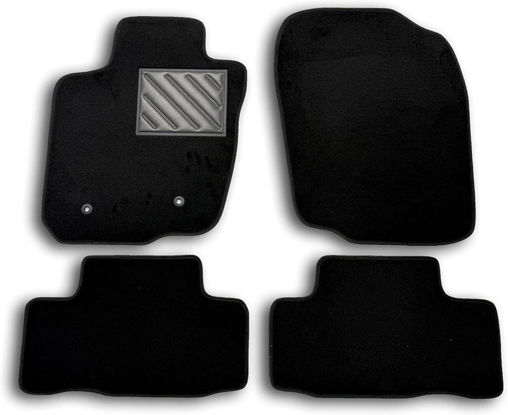 Fussmatten für Toyota RAV4 III (XA30) 2006-2012 Autoteppiche, rutschfest, verstärkter Fersenpolster