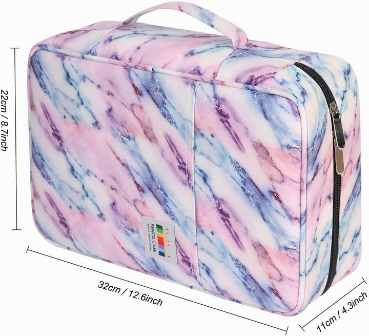 BOMKEE Federmäppchen Grosse, 304 Schlitze Etui Stifte Schule Federmappe Federtasche Maeppchen Mäppch