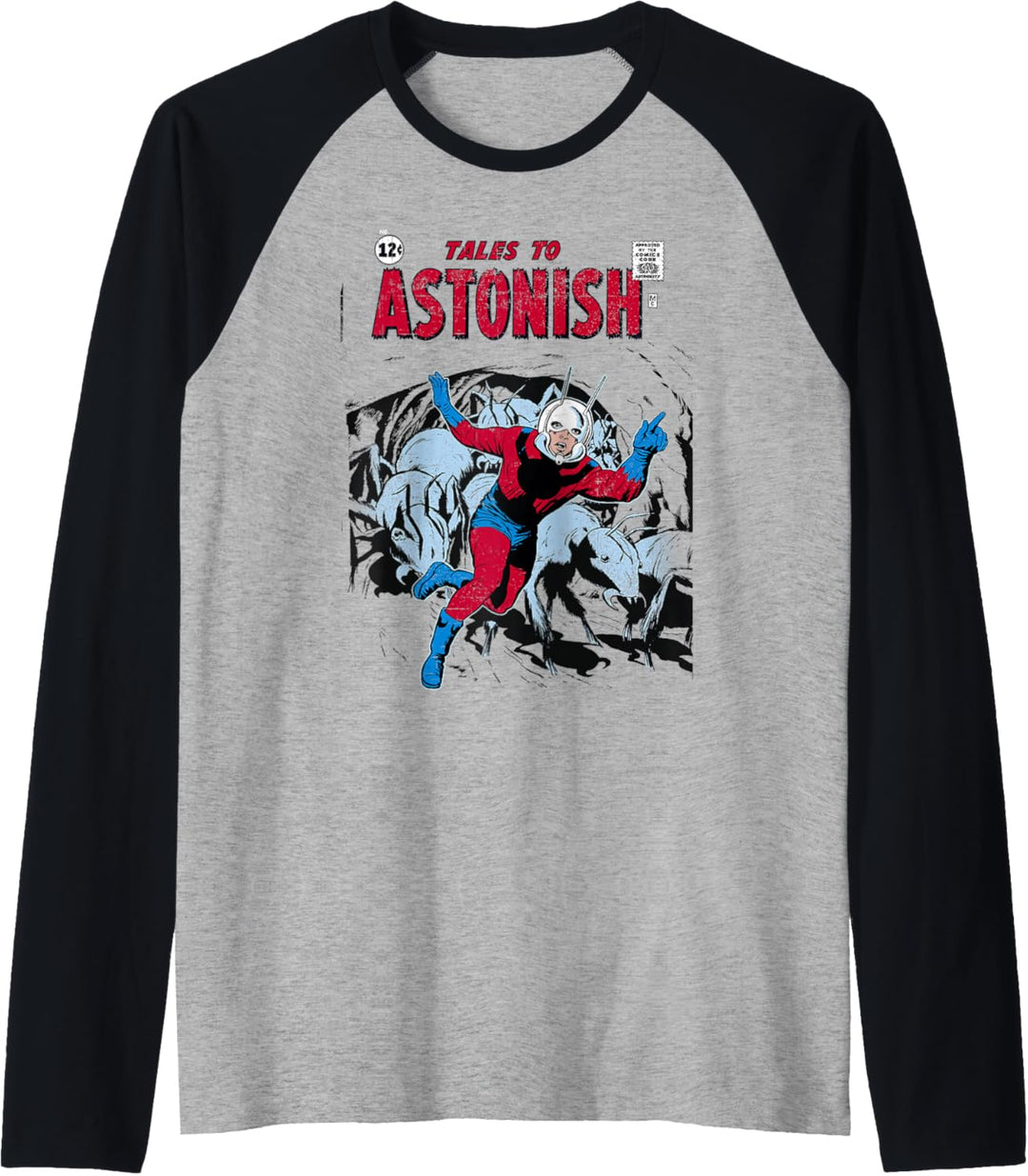 Marvel Ant-Man Classic Retro Comic Cover Raglan