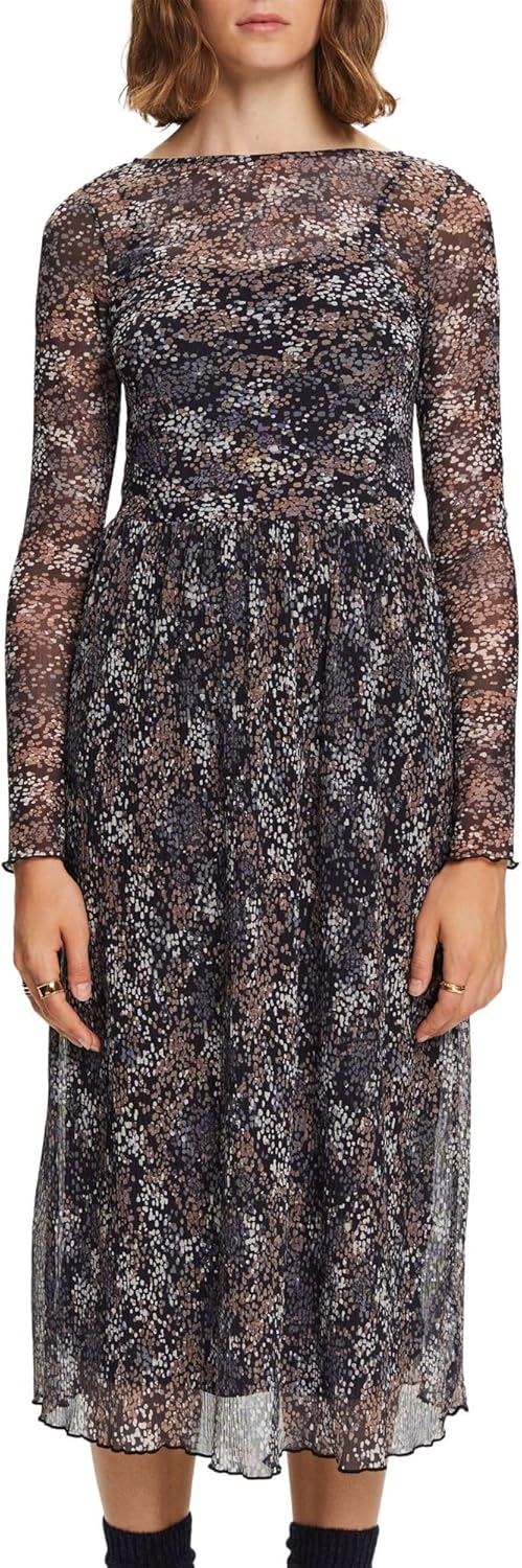 ESPRIT Damen Kleid, 002/Black 2
