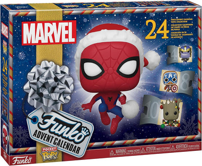 Funko POP Weihnachts-Adventskalender 2022: Marvel mit 24 Tagen Überraschung Pocket POP! Figurine Toy